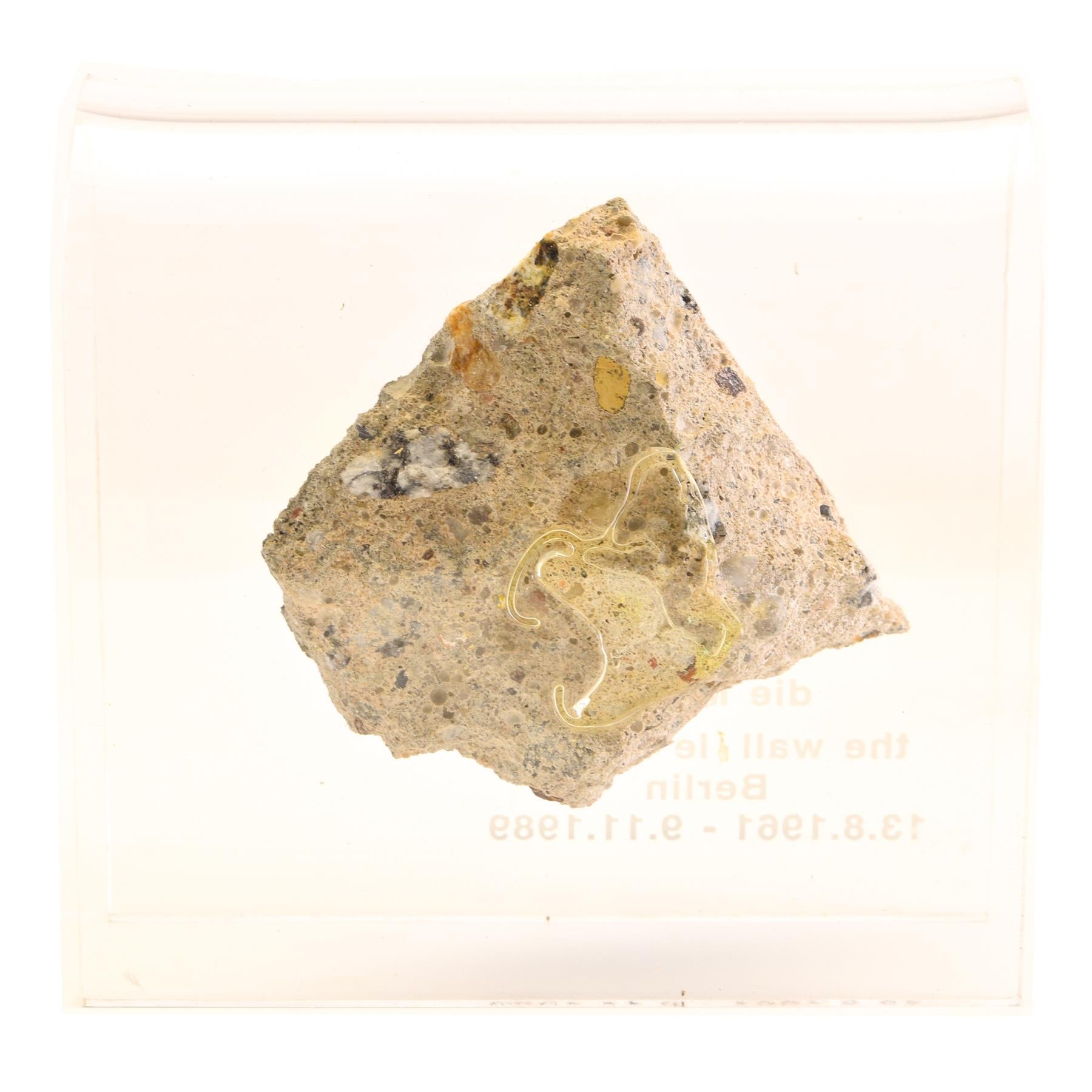 Pieces of Berlin Wall | Historical German Symbol | Concrete Fragments with Graffiti Art | 1961 - 1989