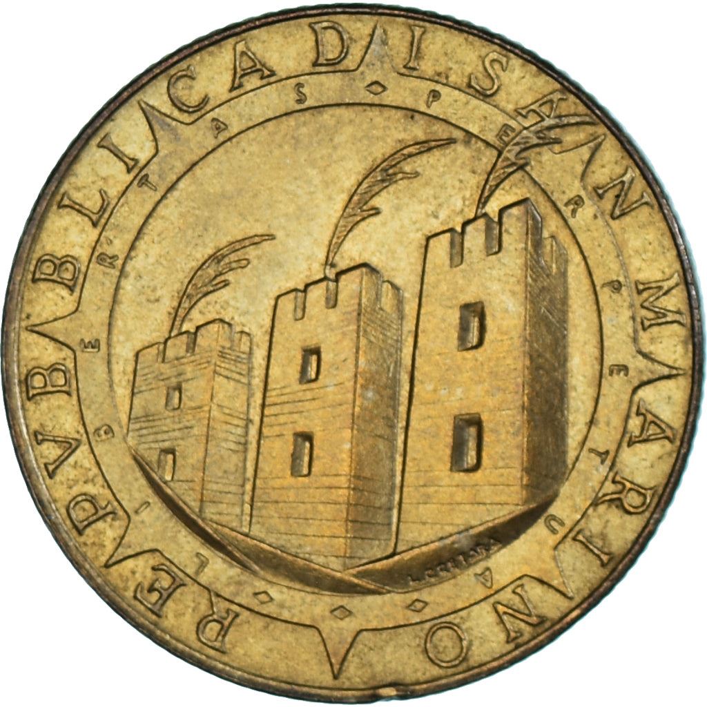 San Marino | 200 Lire Coin | Discovery of America | Km:285 | 1992