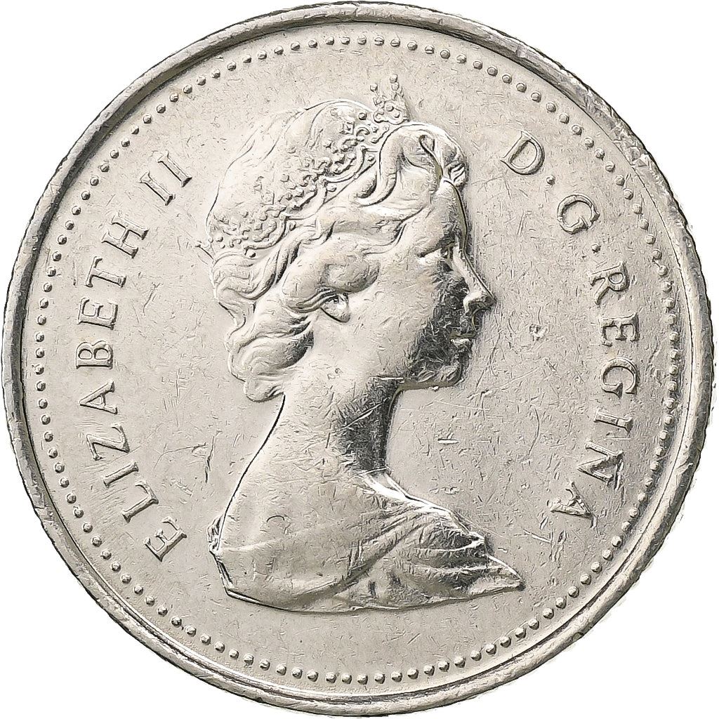 Canada | 10 Cents Coin | Nickel | 2nd portrait | KM:77 | 1969-1989
