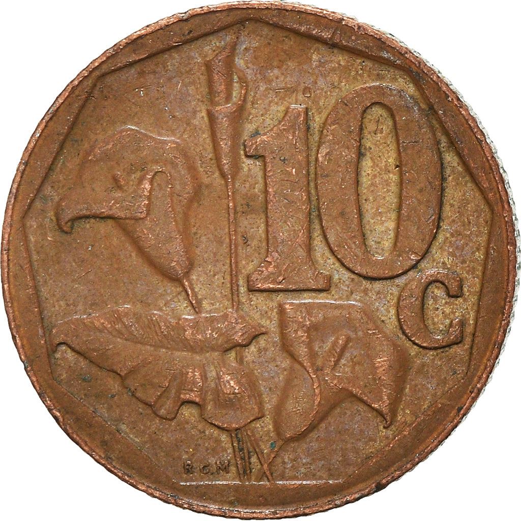 South Africa | 10 Cents Coin | Flowers | Arum Lily | Uc:53 | 2012 - 2022