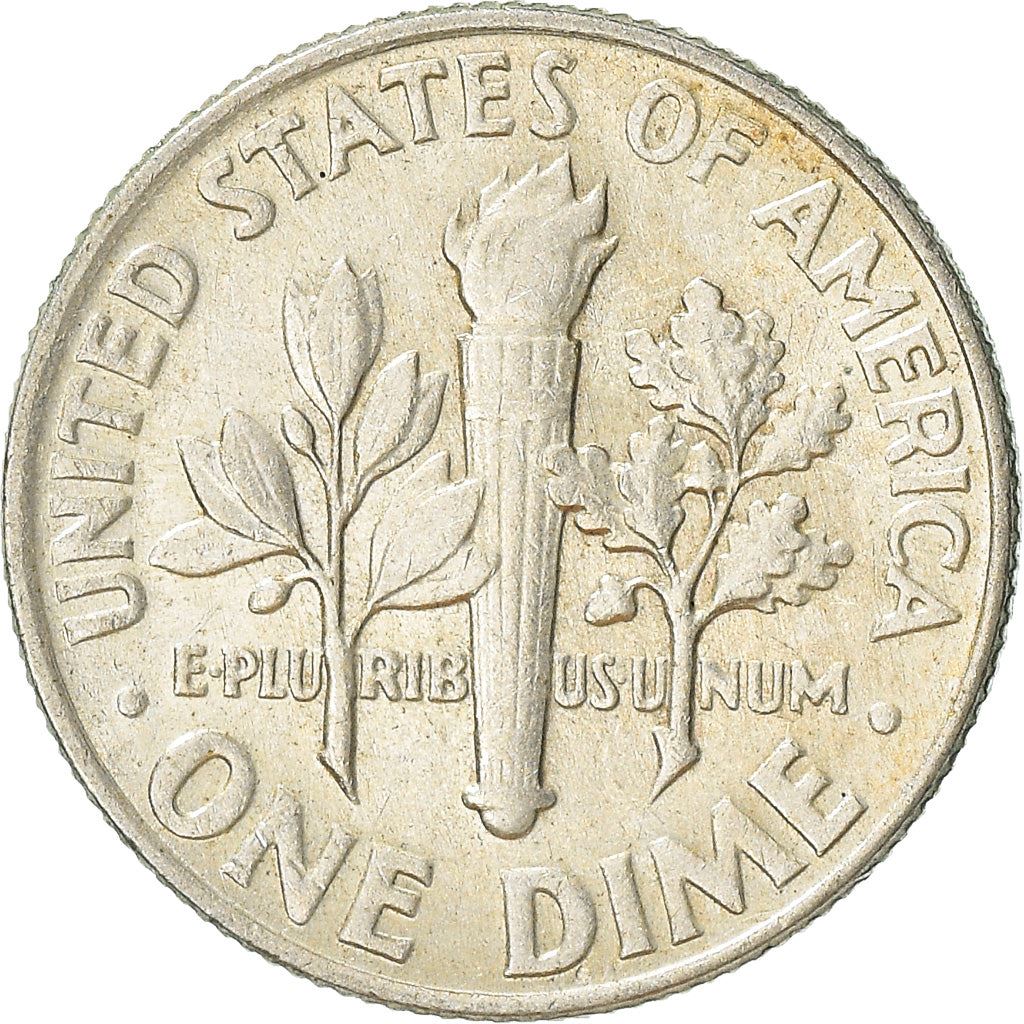 アメリカ合衆国 | 1ダイム硬貨 | フランクリン・D・ルーズベルト | KM:195 | 1946年 - 1964年