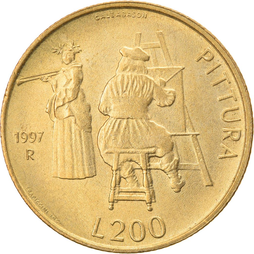 San Marino | 200 Lire Coin | Painting | Km:366 | 1997