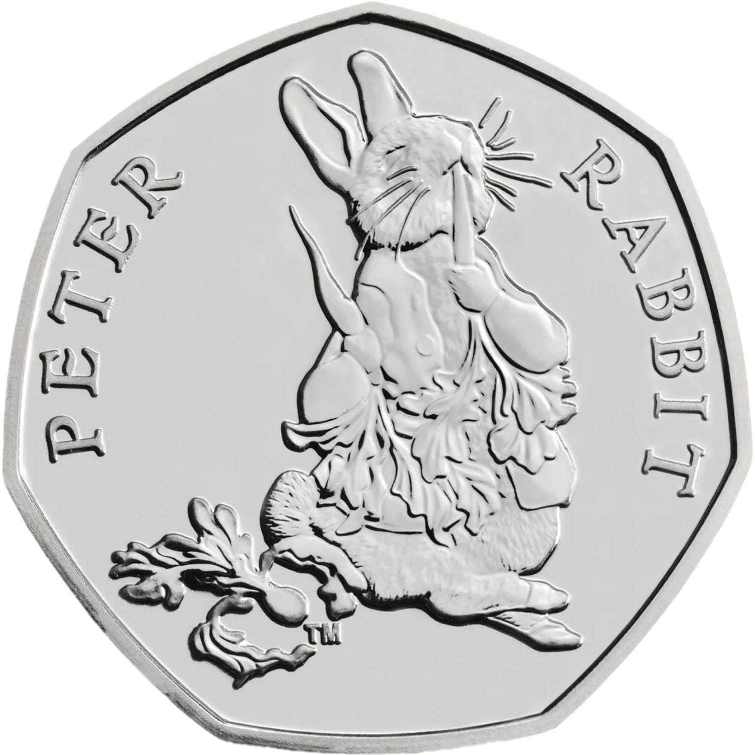 United Kingdom 50 Pence Coin | Elizabeth II 5th portrait | Peter Rabbit | 2018