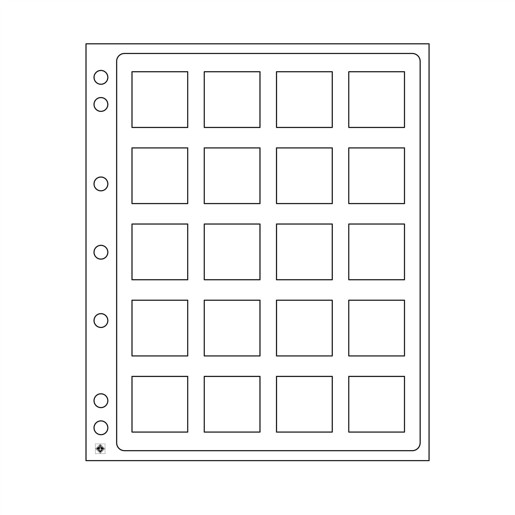 ENCAP Sheets for Ring Binder Coin Albums | Coin Capsule Storage Sheets | Packs of 2 | Different Pocket Configurations