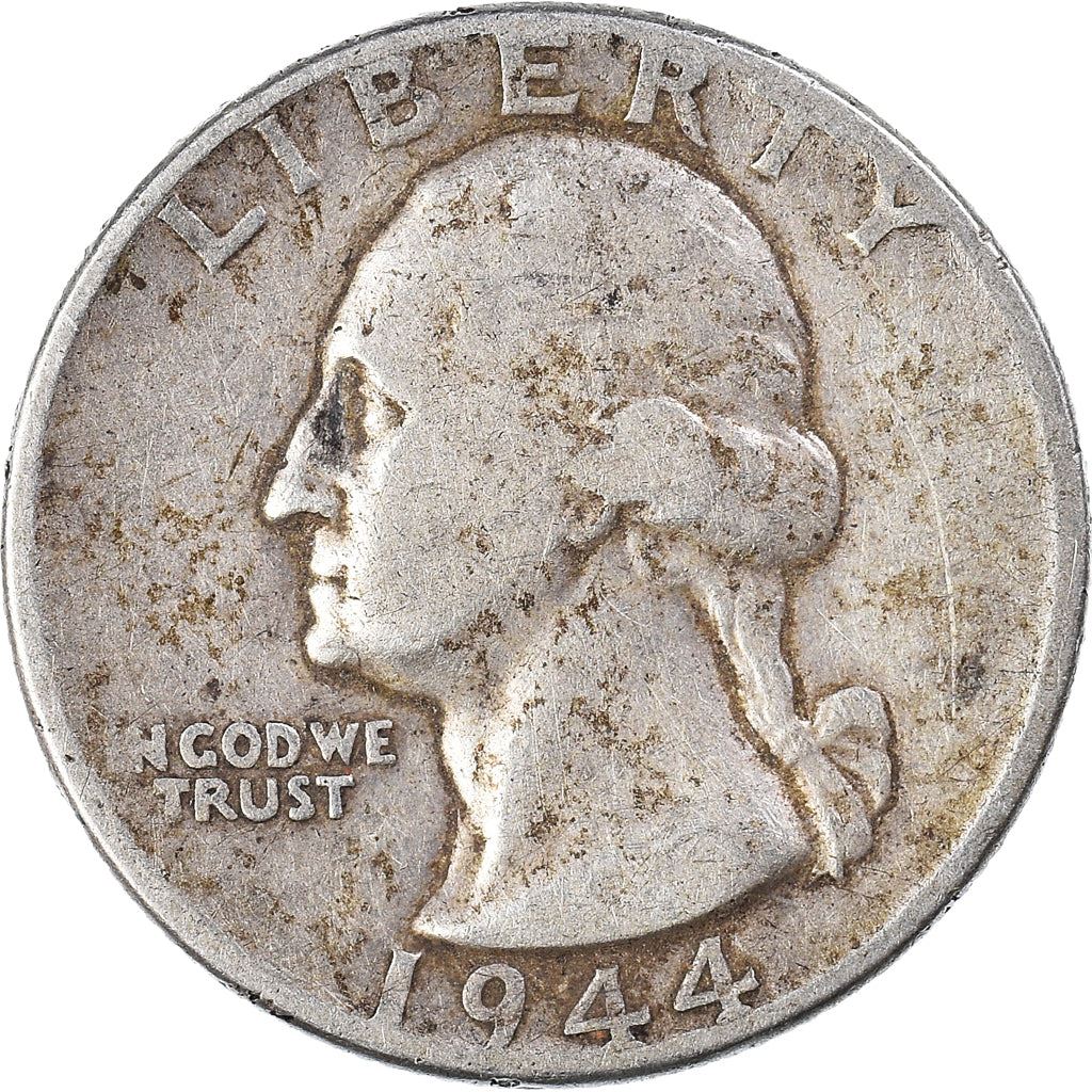 アメリカ合衆国 | 1/4ドル硬貨 | ジョージ・ワシントン | KM:164 | 1932年 - 1964年
