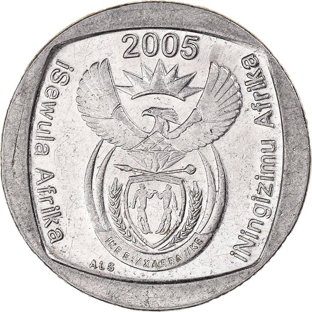 דרום אפריקה 1 ראנד iSewula Afrika - iNingizimu Afrika מטבע KM295 2005 - 2017