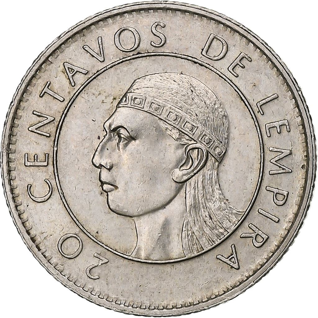 Honduras | 20 Centavos Coin | Lempira | Km:83 | 1978 - 1990