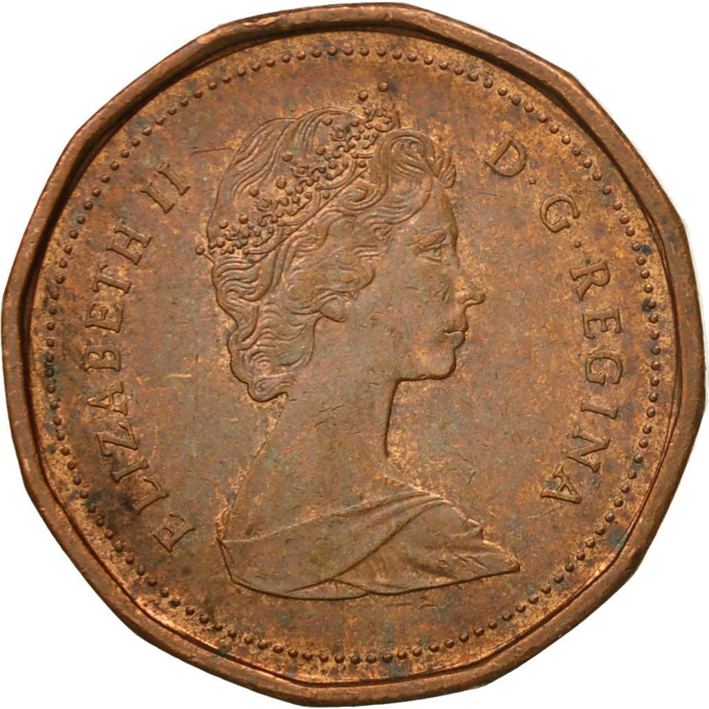 Canada | 1 Cent Coin | Bronze | 2nd portrait, 12 sided | KM:132 | 1982-1989