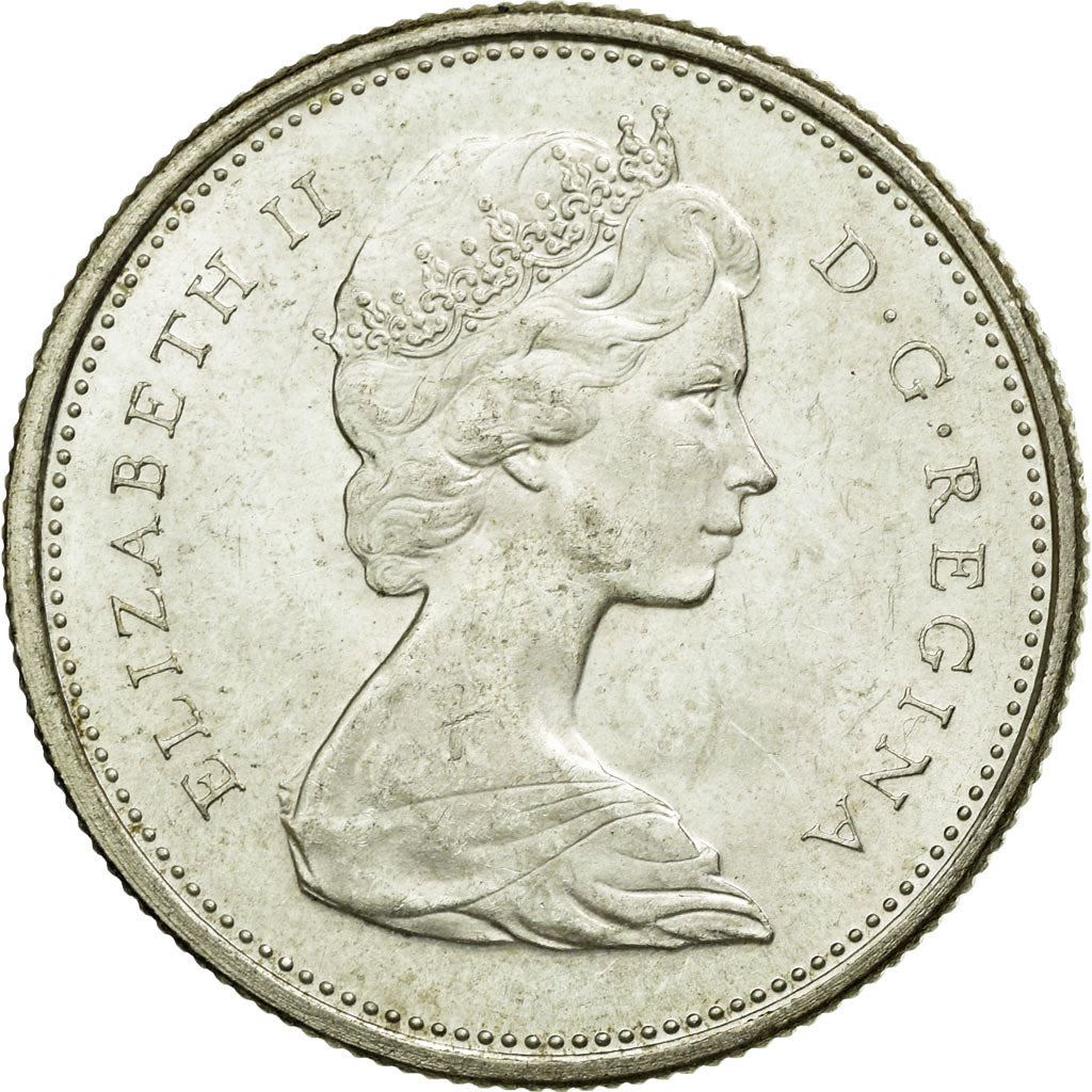 Canada | 25 cent munt | Zilver | 2e portret | KM:62a | 1968