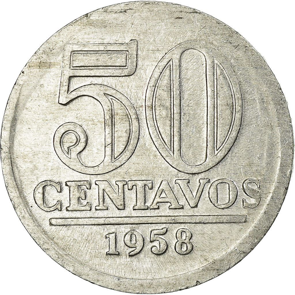 Brasil 50 Centavos Mynt | KM569 | 1957 - 1961