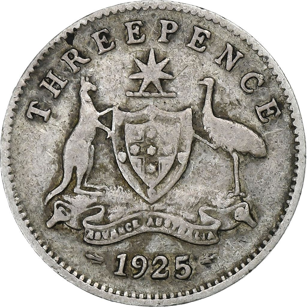 Australia | 3 Pence Coin | George V | Km:24 | 1911 - 1936