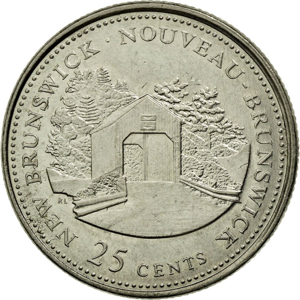 Canada | 25 Cents Coin | Nickel | New Brunswick | KM:203 | 1992
