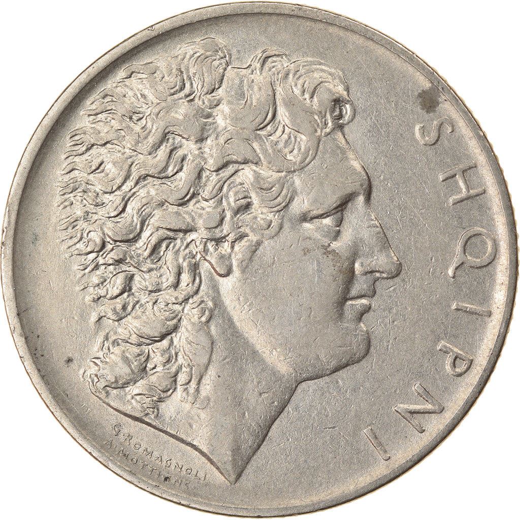 Albanien | 1 Lek Mønt | Alexander den Store | KM:5 | 1926 - 1931