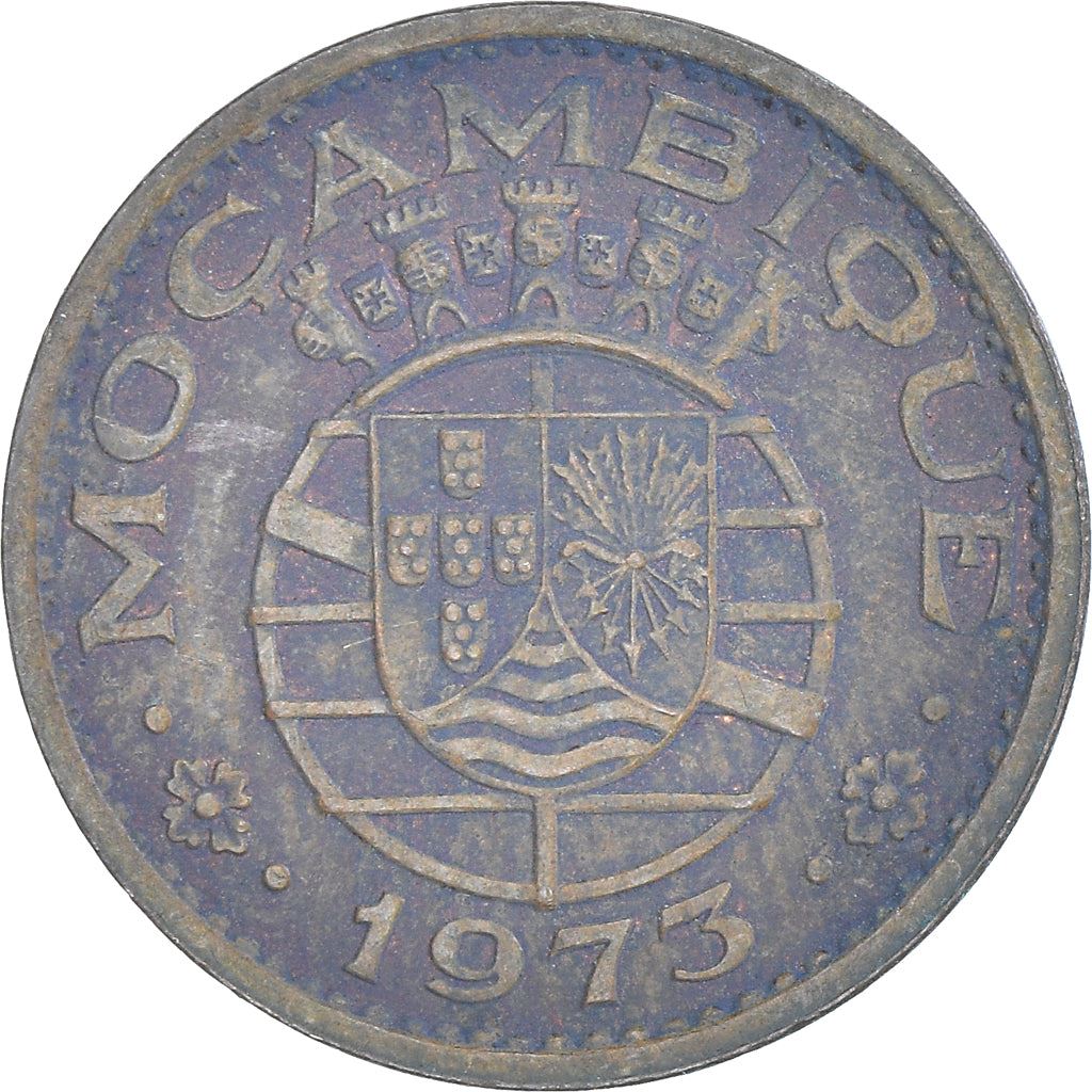 Mozambique 50 Centavos Coin | Military Order Of Christ | KM89 | 1973 - 1974