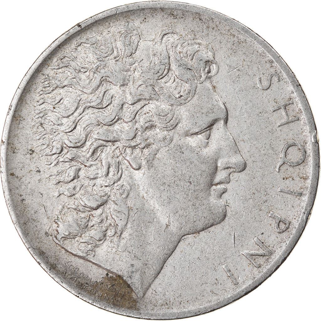 Albanien | 1 Lek Mønt | Alexander den Store | KM:5 | 1926 - 1931