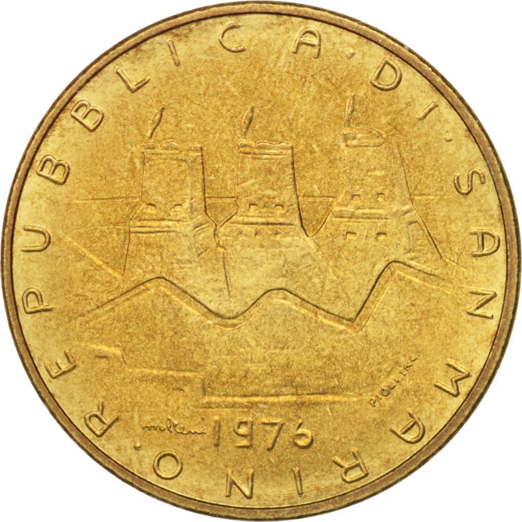 San Marino | 20 Lire Coin | Hands | Km:55 | 1976