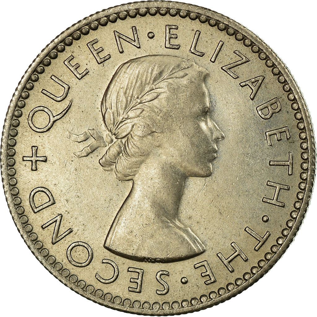 Rhodesia and Nyasaland | 6 Pence Coin | Elizabeth II | Leopard | KM:4 | 1955 - 1963