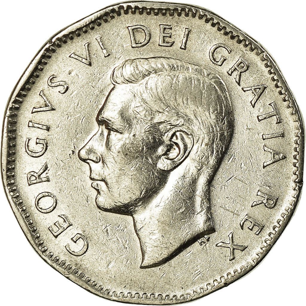 Canada | 5 Cents Coin | Nickel | KM:42 | 1948-1950