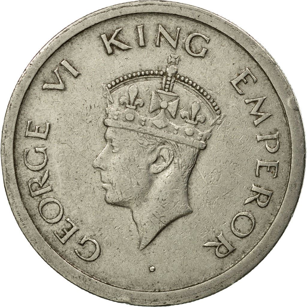 India - British | 1 Rupee Coin | King George VI | Km:559 | 1947