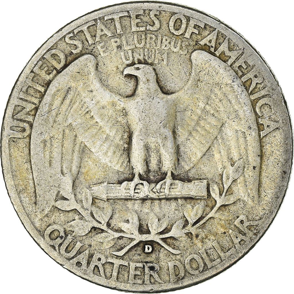 アメリカ合衆国 | 1/4ドル硬貨 | ジョージ・ワシントン | KM:164 | 1932年 - 1964年