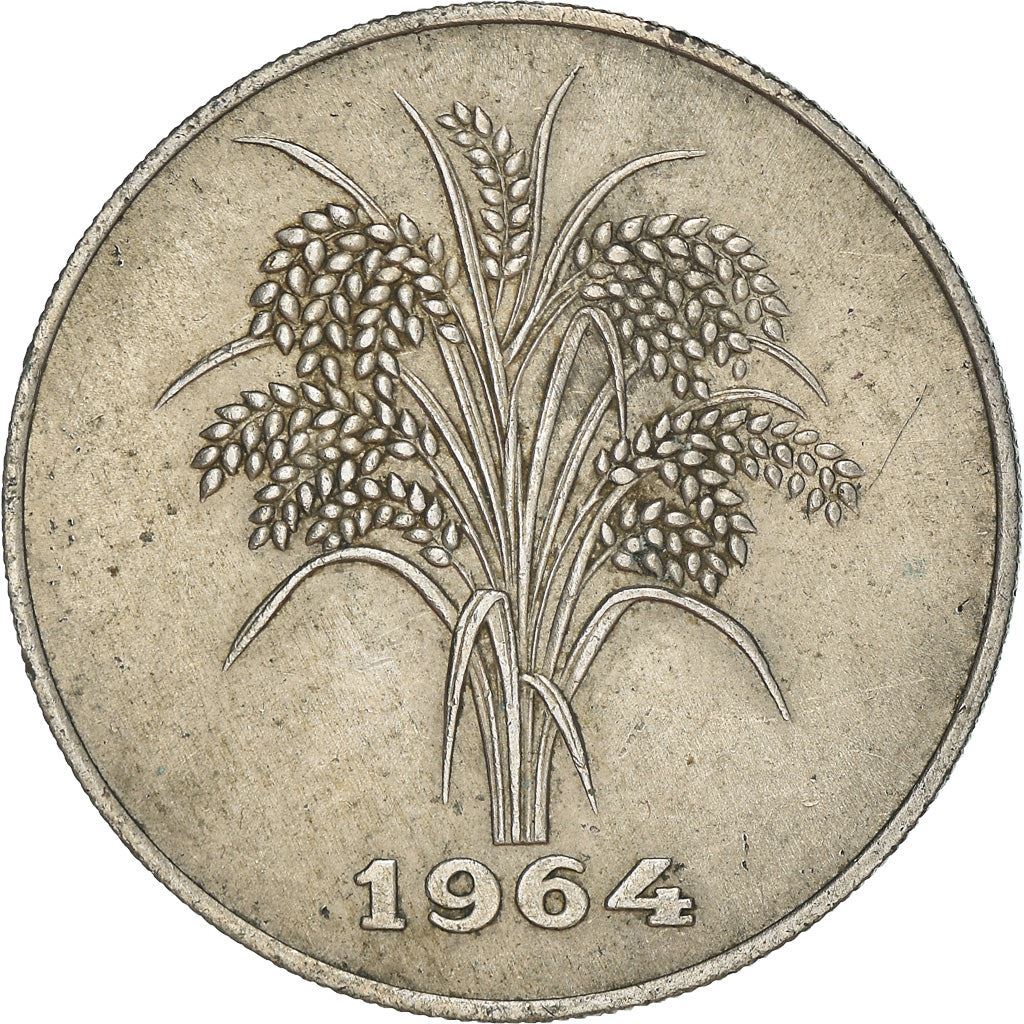 Vietnam › South Vietnam | 10 Dong Coin | Rice stalks | Km:8 | 1964 - 1967