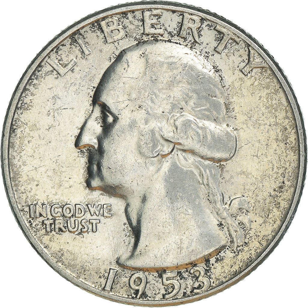 アメリカ合衆国 | 1/4ドル硬貨 | ジョージ・ワシントン | KM:164 | 1932年 - 1964年