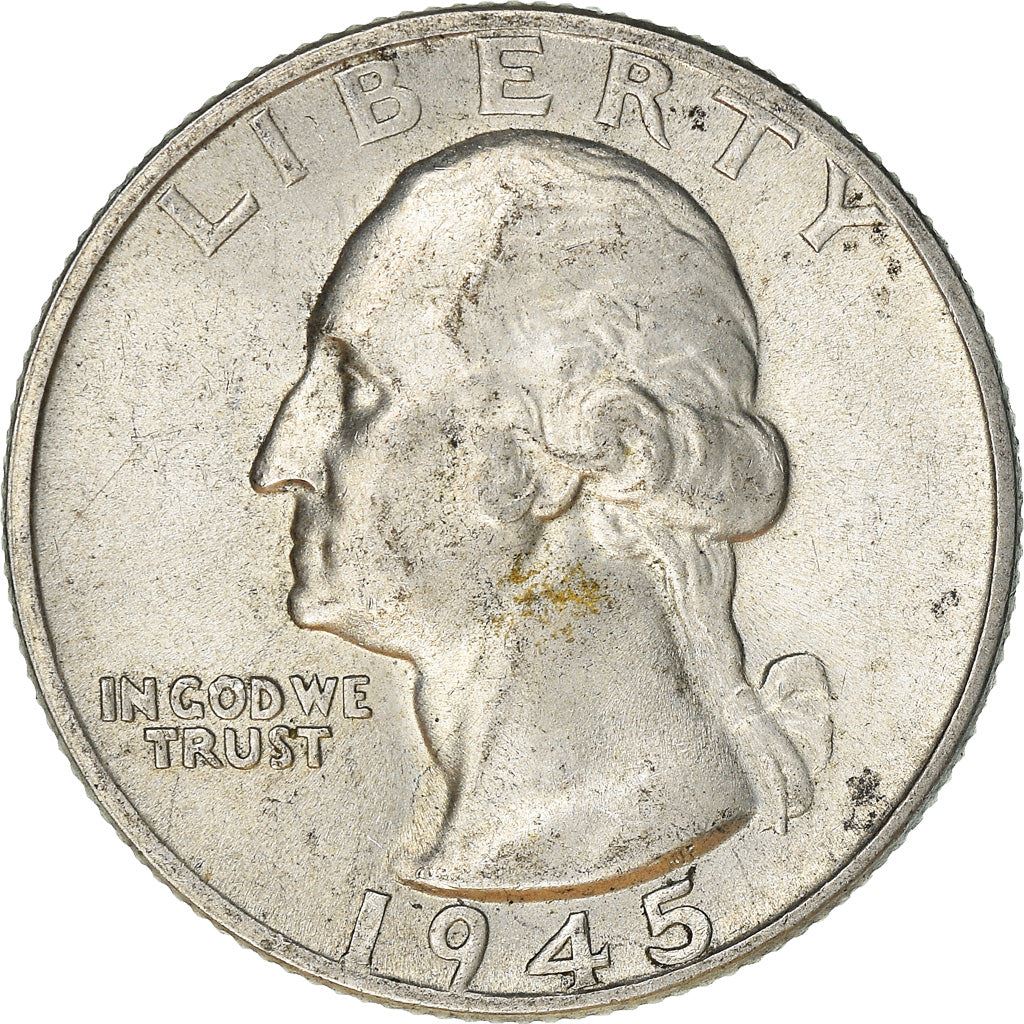 アメリカ合衆国 | 1/4ドル硬貨 | ジョージ・ワシントン | KM:164 | 1932年 - 1964年