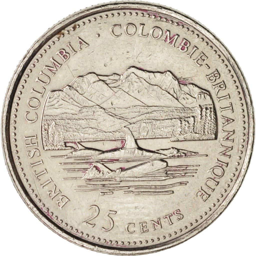 Canada | 25 Cents Coin | Nickel | British Columbia | KM:232 | 1992