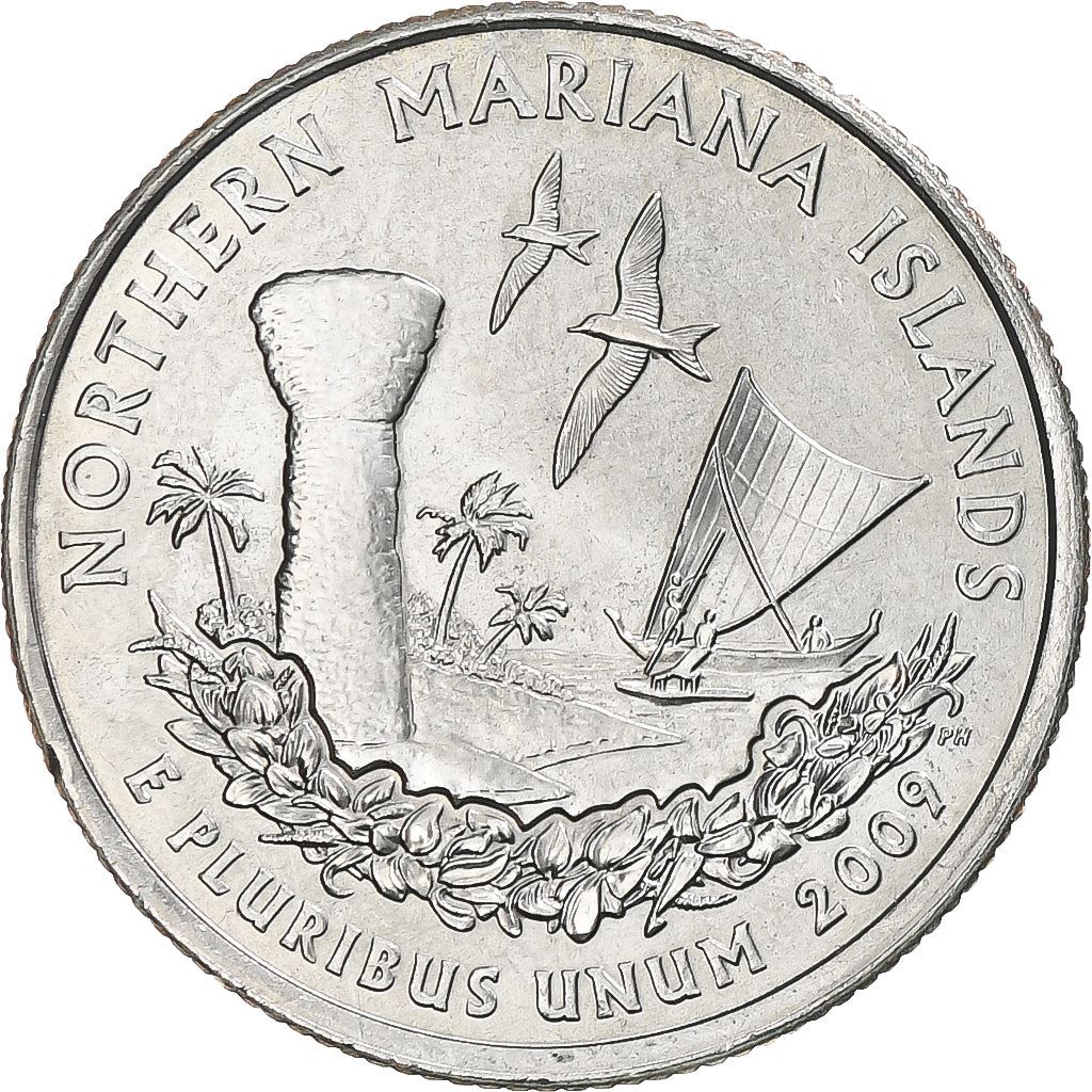 United States | 1/4 Dollar Coin | Northern Mariana Islands | Km:466 | 2009