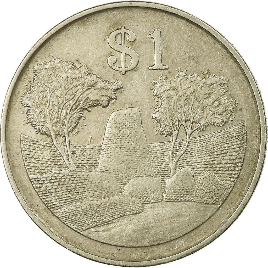 Zimbabwe | 1 Dollar Coin | National Monument | Km:6 | 1980 - 1997