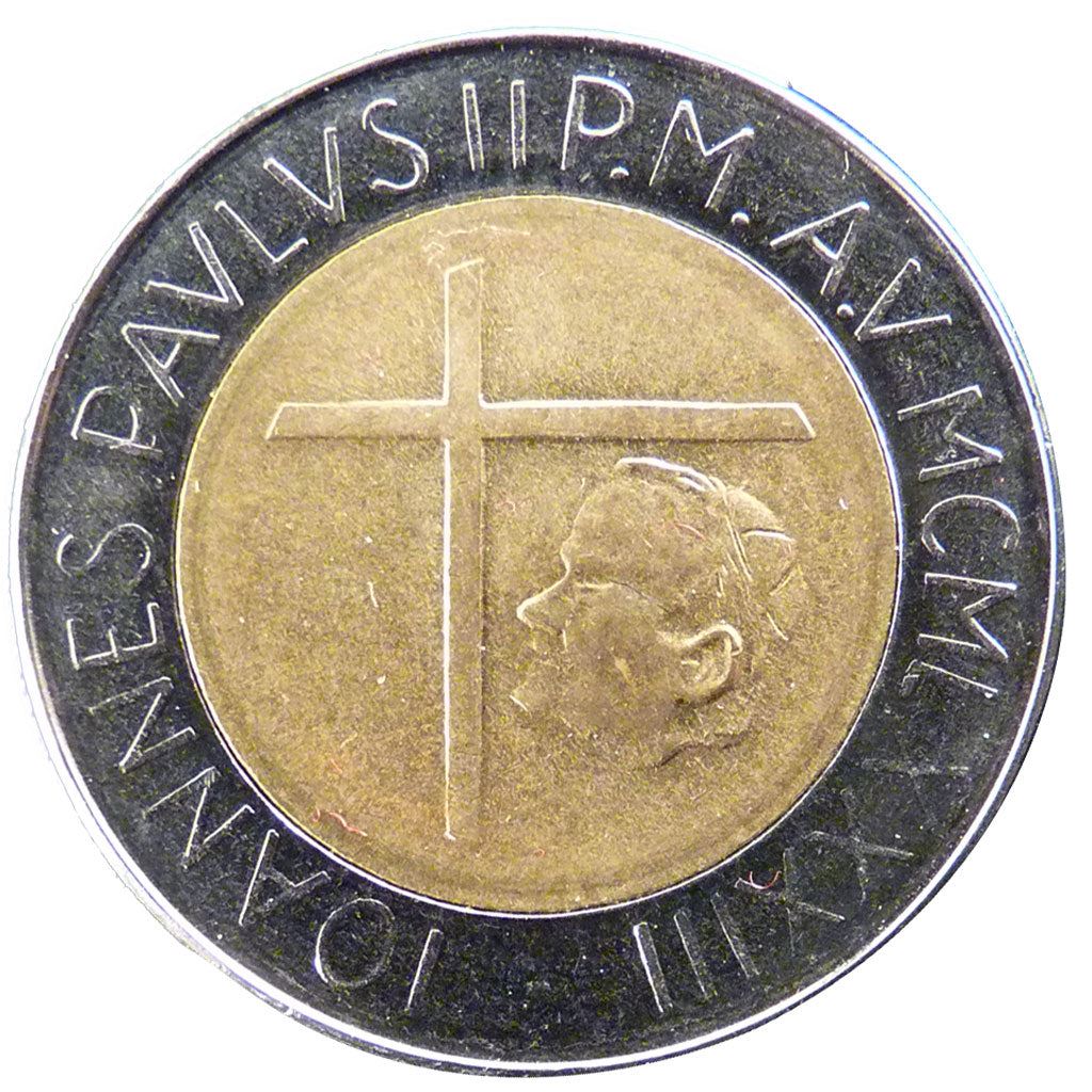 Vatican City | 500 Lire Coin | John Paul II | Km:175 | 1983