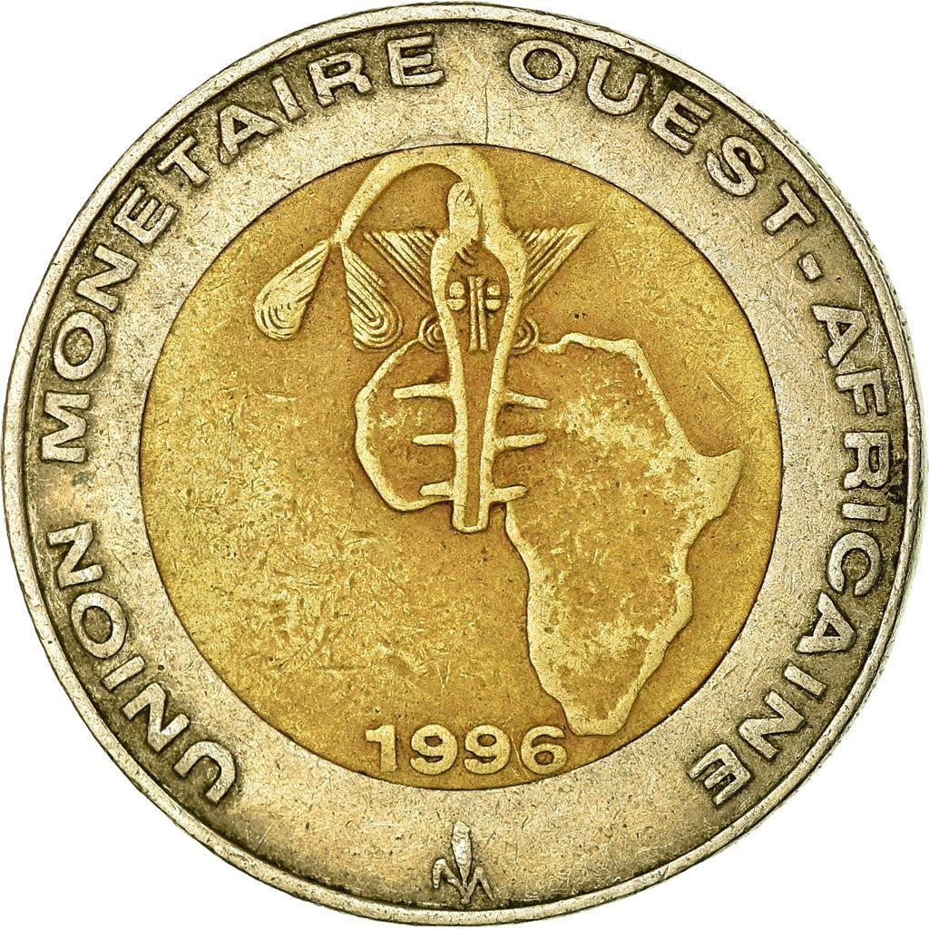 Western African States | 250 Francs Cfa Coin | Emblem of Central Bank | Africa | Corn | Km:13 | 1992 - 1996