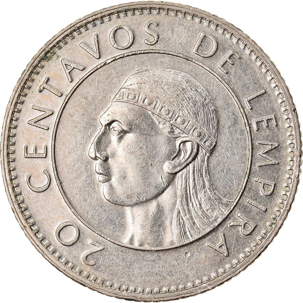 Honduras | 20 Centavos Coin | Lempira | Km:83 | 1978 - 1990