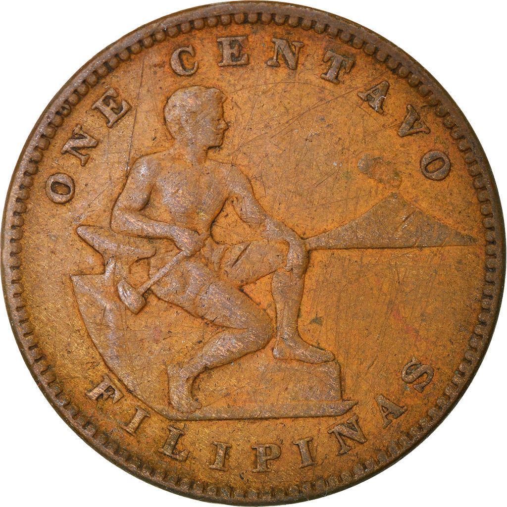 フィリピン | 1センタボ硬貨 | イーグル | Km:163 | 1903年 - 1936年