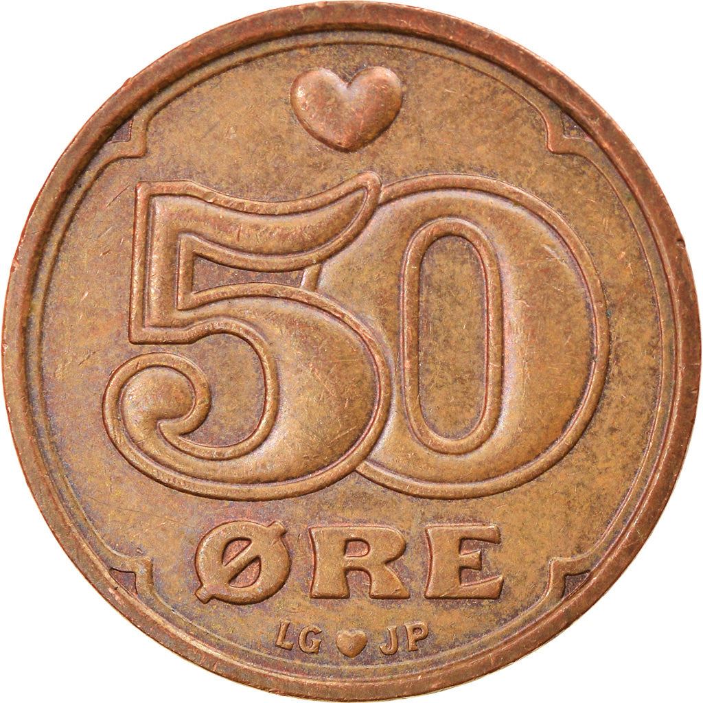 Denmark | 50 Ore Coin | Crown | Km:866 | 1989 - 2023