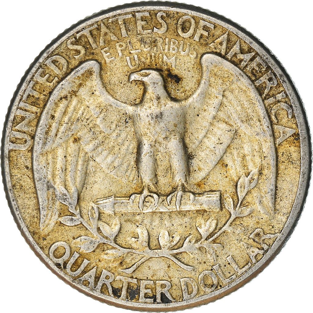 アメリカ合衆国 | 1/4ドル硬貨 | ジョージ・ワシントン | KM:164 | 1932年 - 1964年