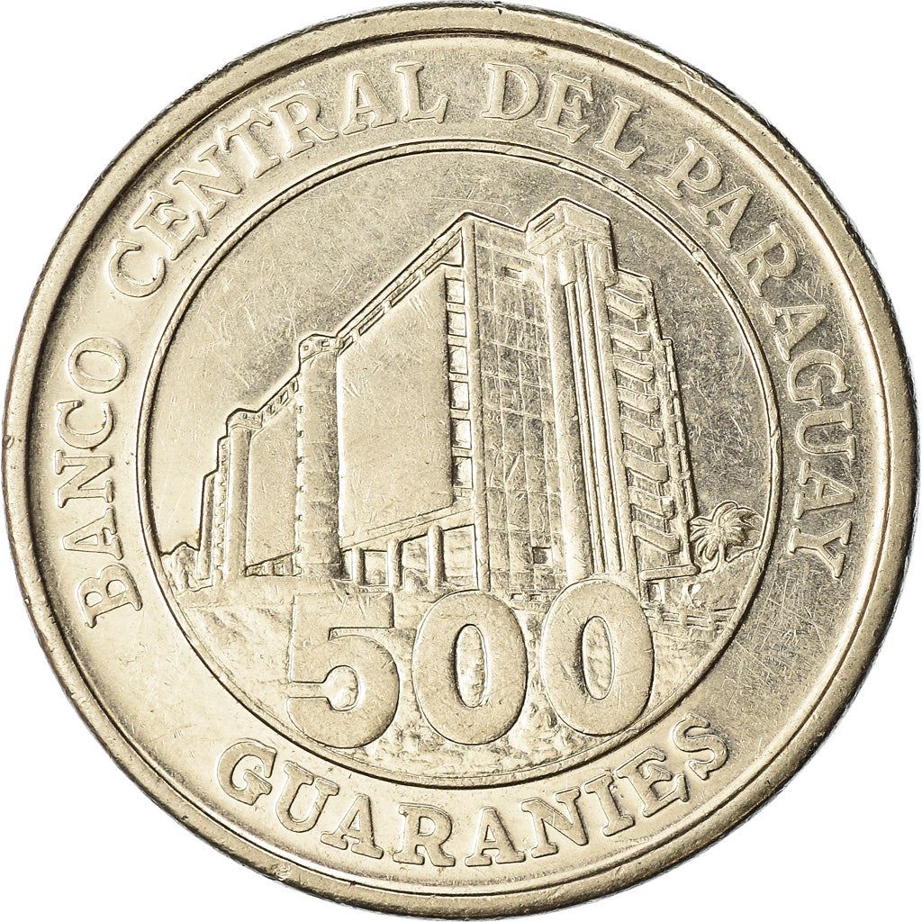 Paraguay | 500 Guaranies Coin | Bernardino Caballero | Km:195A | 2006 - 2019