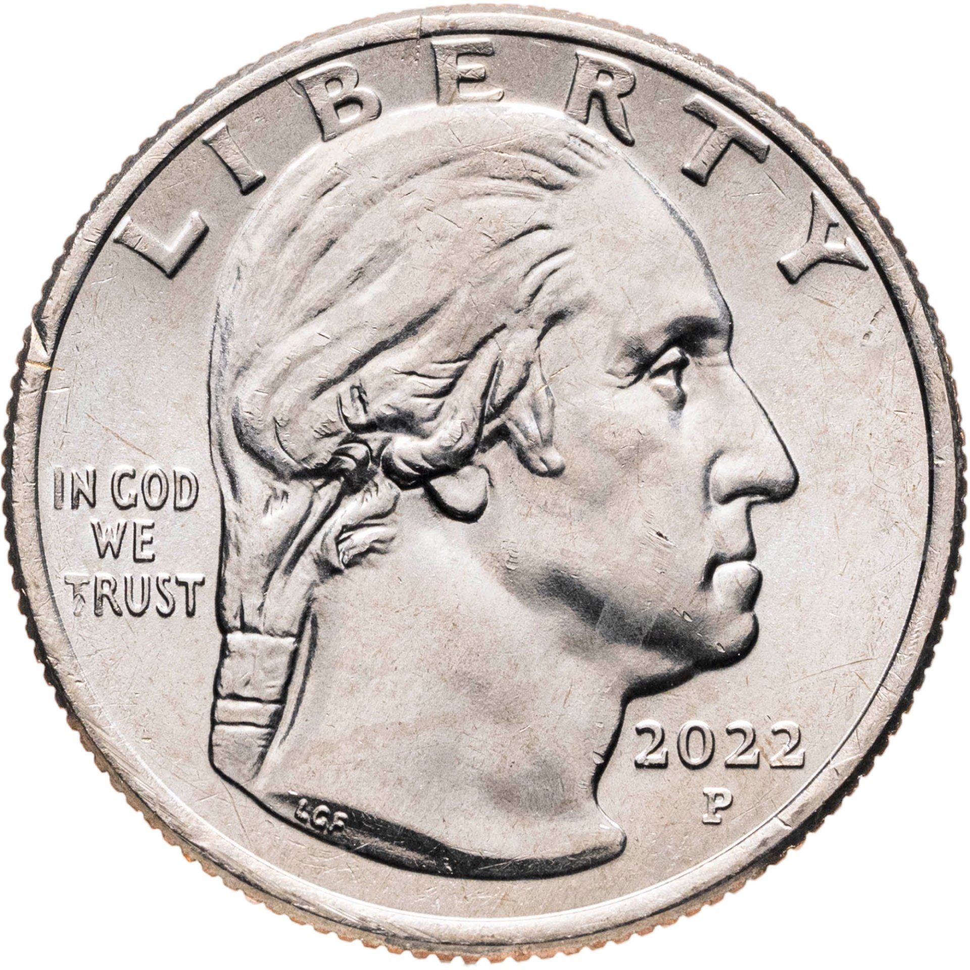 United States | 1/4 Dollar Coin | Maya Angelou | KM:766 | 2022