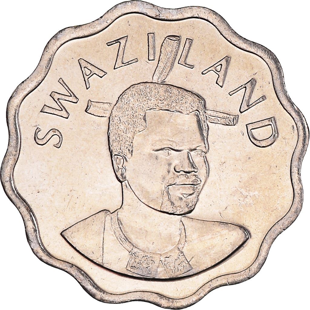 Eswatini | 5 cent mynt | Kung Mswati III | Arumlilja | KM48 | 1995 - 2010