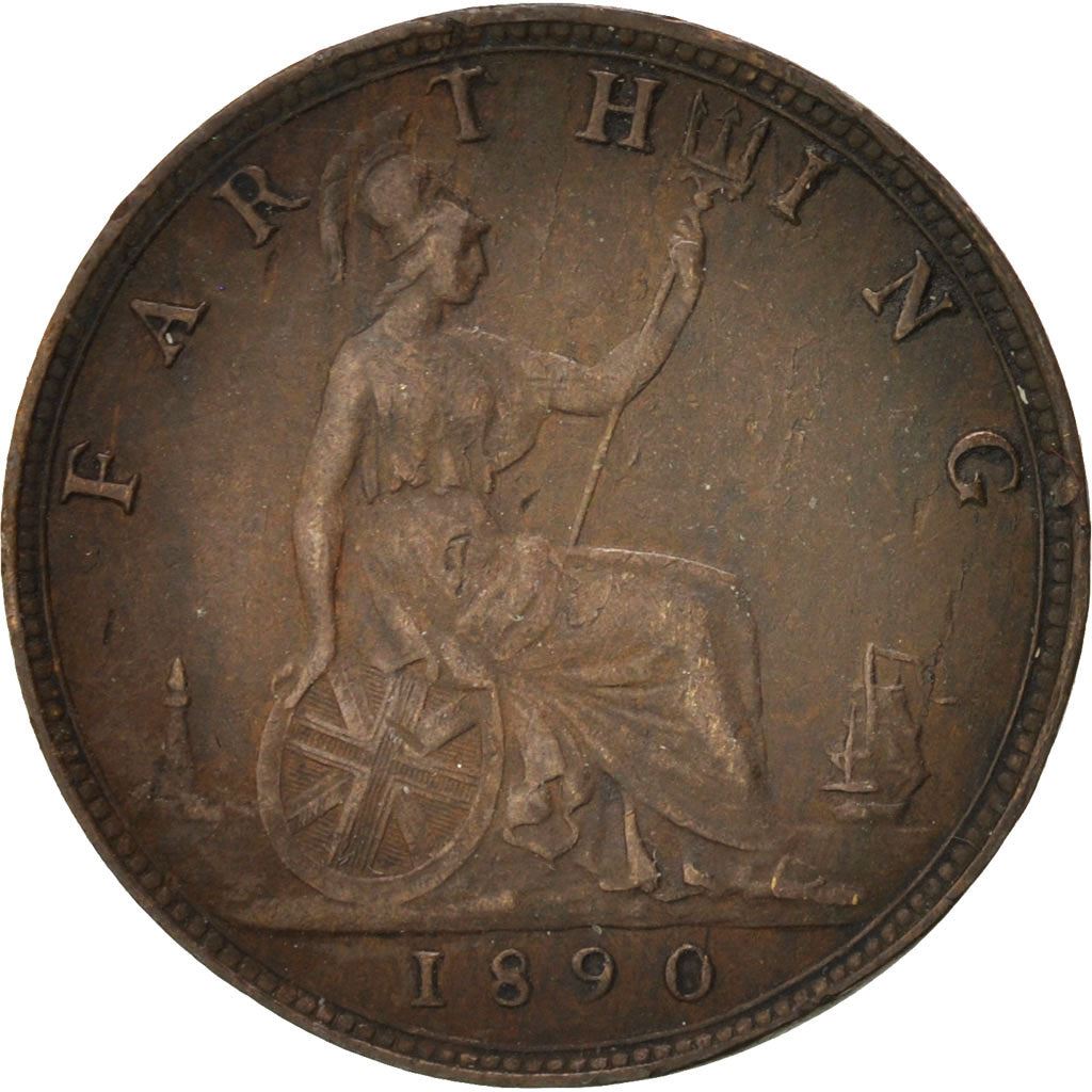 United Kingdom | 1 Farthing Coin | Victoria | Km:753 | 1874 - 1895