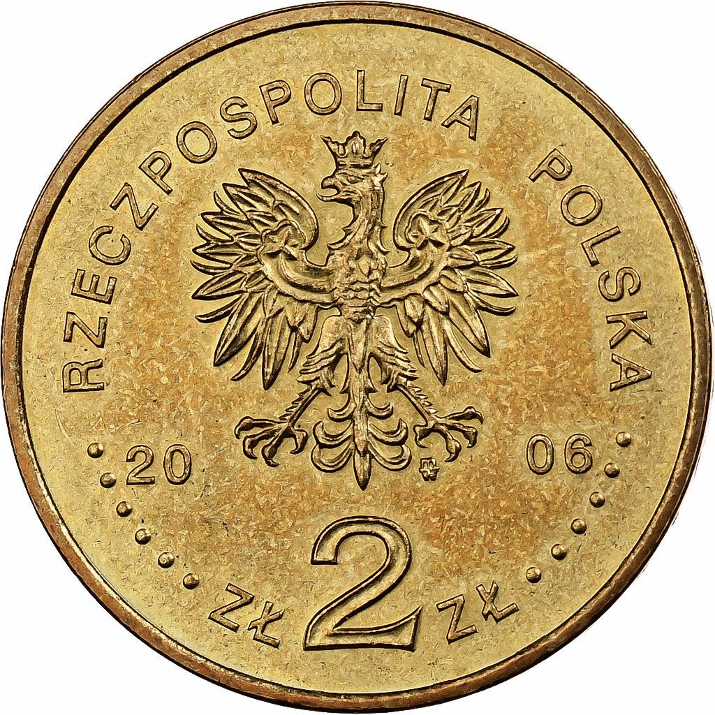 Poland | 2 Zlotys Coin | World Cup | Y:606 | 2006