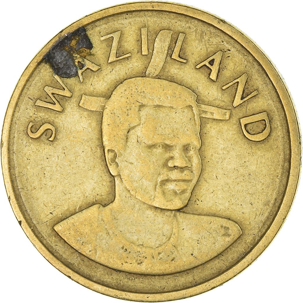 Moneta da 2 Emalangeni Eswatini | Re Mswati III | Giglio | KM46 | 1995 - 2010