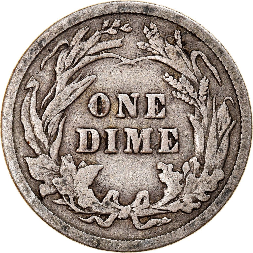 United States | 1 Dime Coin | Barber Dime | KM:113 | 1892 - 1916