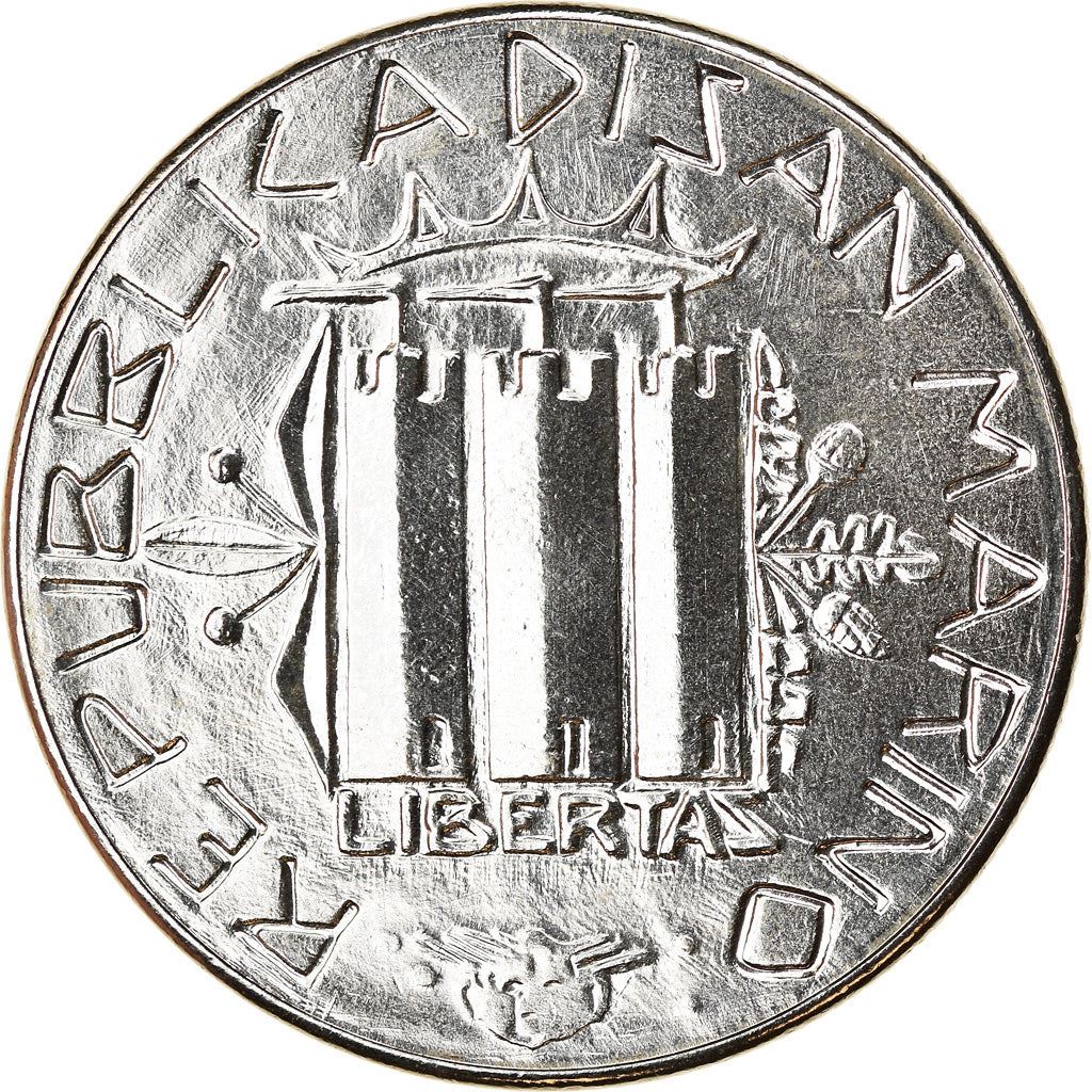 San Marino | 100 Lire Coin | Redemption from drugs | Km:179 | 1985