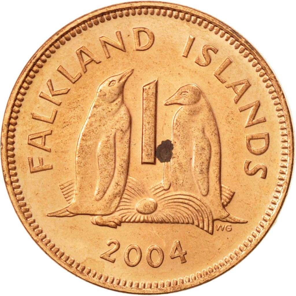 Falkland Islands | 1 Penny Coin | Gentoo Penguin | Km:130 | 2003 - 2011