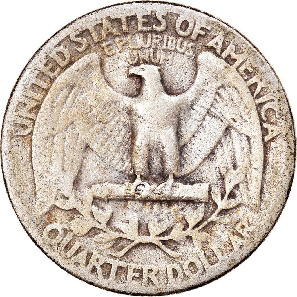 アメリカ合衆国 | 1/4ドル硬貨 | ジョージ・ワシントン | KM:164 | 1932年 - 1964年