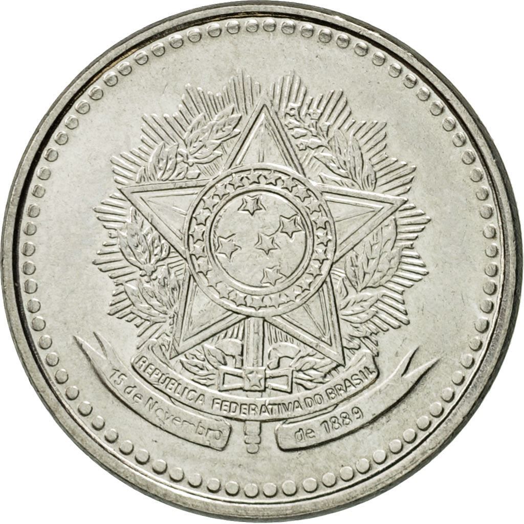 البرازيل | عملة 50 سنتافوس | نجمة | Km:604 | 1986 - 1988