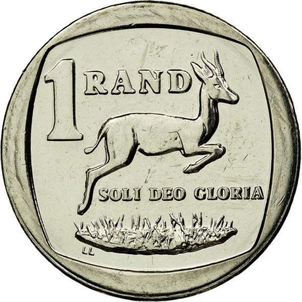 Sør-Afrika 1 Rand Afrika-Dzonga - Ningizimu Afrika Mynt KM444 2008 - 2020