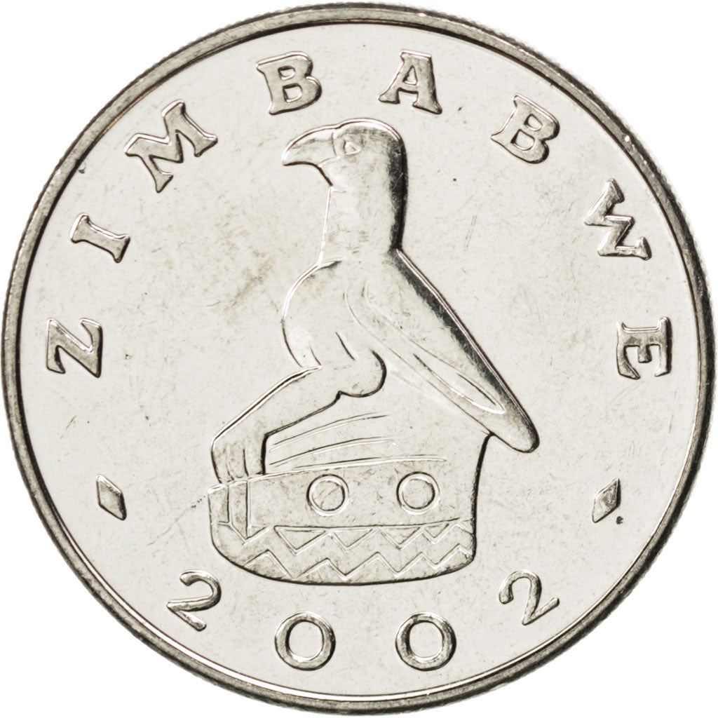 Zimbabwe | 1 Dollar Coin | National Monument View | Km:6A | 2001 - 2003