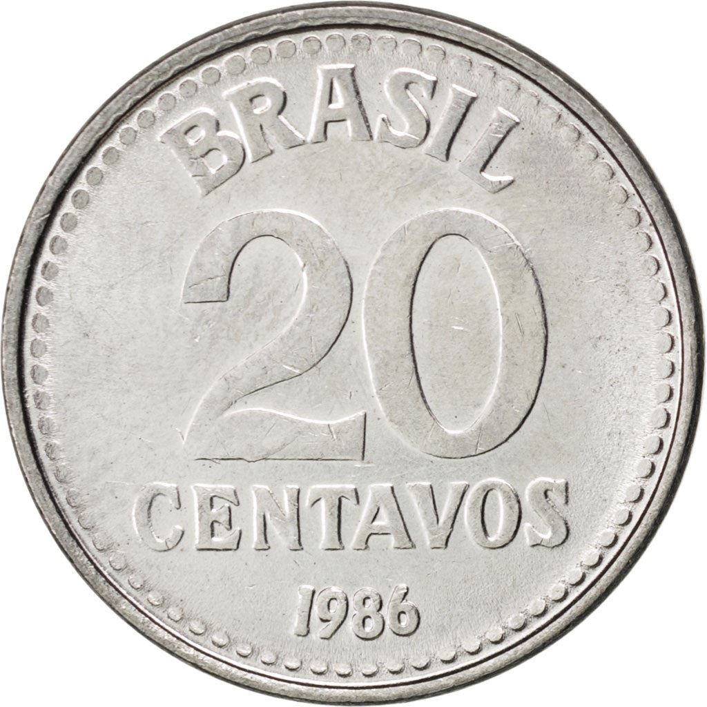 Brazil | 20 Centavos Coin | Star | Km:603 | 1986 - 1988